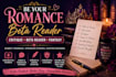 beta read romance,  thriller , fantasy, alpha beta reader with writing feedback