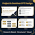 design a professional presentation for business or seminars