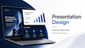 design business presentation, corporate deck and company presentation deck