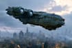 create a sci fi spaceship model