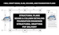 draft beam, slab, column, and foundation plans