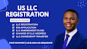 register US llc, ein, ownership transfer, address change for US and non US