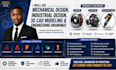 do mechanical design, industrial design, 3d cad modeling, engineering drawings