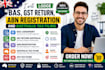 lodge bas, gst return abn registration and australia tax filing