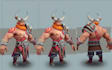model and rig stylized 3d fantasy characters for games in blender