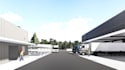 model 2d, 3d warehouse, workshop, steel factory layout, industrial building