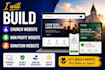 build donation website, church website, non profit website