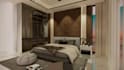 create a detailed 3d bedroom model