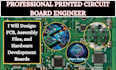 design pcb, assembly files, and hardware development boards