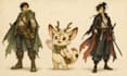 create character turnaround expression and pose sheets for animation and books