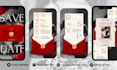 create a beautiful animated wedding invitation video
