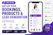 setup link in bio page for bookings, products, lead generation