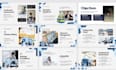design professional business research conference presentation slides