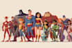 make super hero comic character illustration