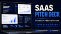 design saas pitch deck, tech startup deck and software presentation design