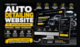 build auto detailing, car wash, car detailing website with online booking