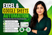 do excel vba automation, macros and dashboards