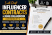 create influencer and brand collaboration contracts for protection