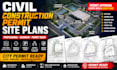 do civil construction permit site plans for texas florida california arizona