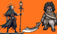 do pixel character design pixel art sprite sheet illustration pixel animation