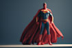 make super hero character design illustration