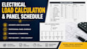 do electrical load calculation and panel schedule