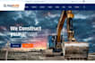 design squarespace excavation construction website grading contractor website