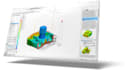 do 3d cad model, injection mold plastic mold with dfm and mold flow in solidwork