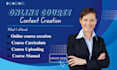create online course, content curriculum, thinkific, teachable, kajabi course