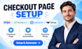 setup stripe thrivecart systeme io whop checkout page course automation funnels