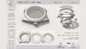 create luxury watch design 3d jewelry rendering cad model and technical drawings