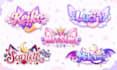 design custom vtuber logo, anime mascot and twitch branding