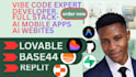 vibe code fully functional base44, v0,replit mvp app web app