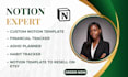 design notion template, notion dashboard, notion system