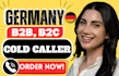 call transport and logistics leads in german for appointments
