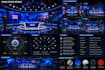 do 3d commercial, private news studio, tv programs set, tv shows studio design