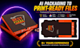 convert ai packaging design into print ready vector files