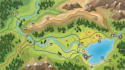 design trail map, hiking map, park map, outdoor recreation map and guide map