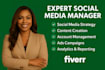 be your social media manager social media marketing manager