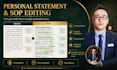 review your personal statement, sop and application plan