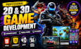 2d 3d browser games html5 javascript mobile game development unity unreal engine