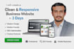 build fully responsive SEO friendly working website in just 3 days