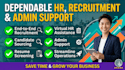 do HR admin tasks and recruitment for you