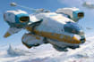 create sci fi illustrations of spaceships, ufos, or vehicles