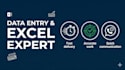 do data entry, excel typing, PDF to excel and CRM data entry