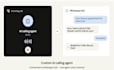 build custom ai calling agent with whatsapp chat integration