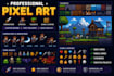 design pixel art sprites, tilesets, animations, and icons