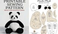 create custom plush sewing pattern, stuffed animal, oc character, plushie design