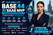 build your base44 ai saas mvp web app using base44 lovable replit ai