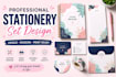 design stationery design, letterhead folder, printable business card